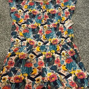 Girls Wrangler XXL Bird & Floral Romper